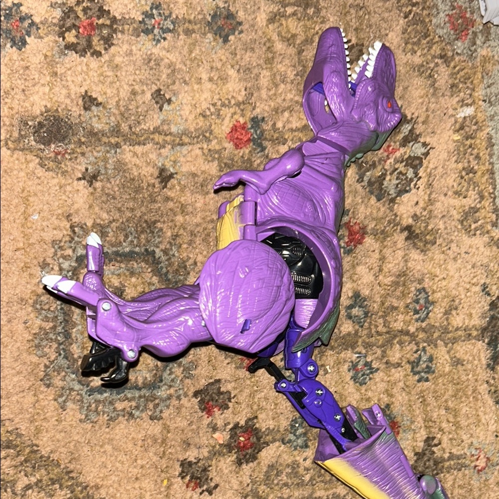 Purple Dinosaur Action Figure